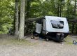 rv site at Stony Fork Creek Campground in PA