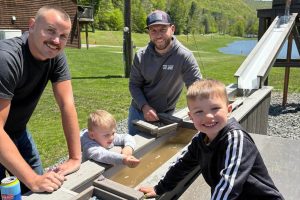 Gem Mining fun at Stony Fork Creek Campground in Wellsboro PA