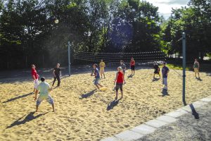 volleyball fun at Stony Fork Creek Campground in Wellsboro PA