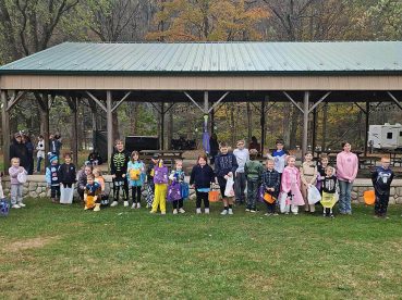Halloween costume fun at Stony Fork Creek Camp in Wellsboro PA