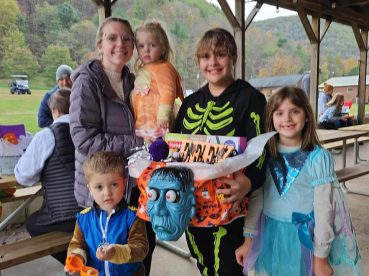 Halloween costume fun at Stony Fork Creek Camp in Wellsboro PA