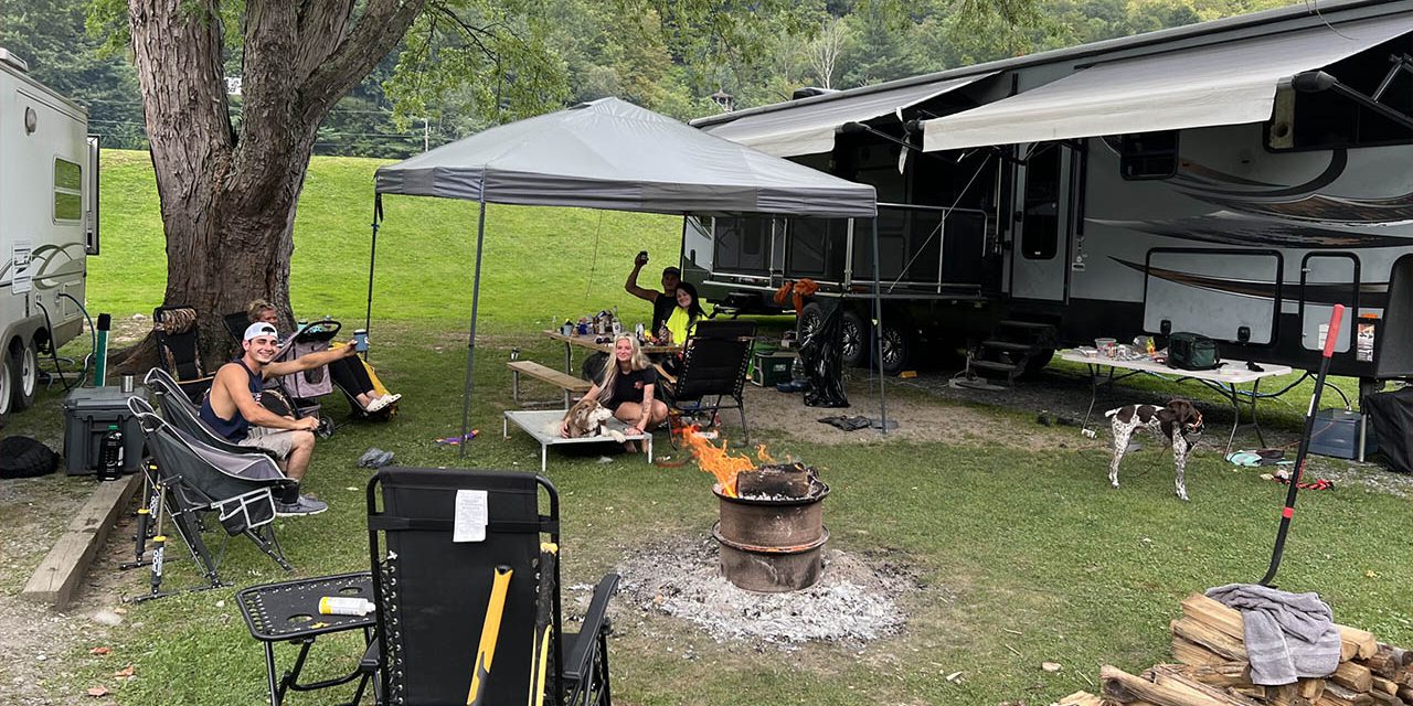 Family enjoying outdoor activities at Stony Fork Creek Campground